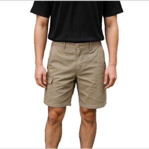 Columbia Men’s Cargo Shorts Sz 32x9 Gray Omni-Shade Sun Protection Hiking EUC